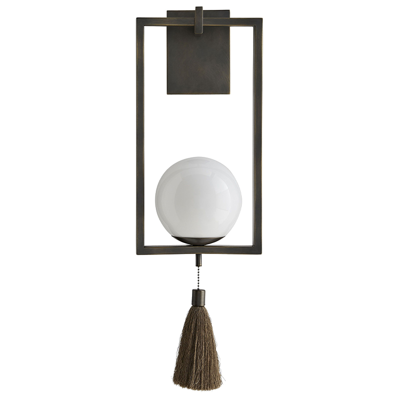 Бра Arteriors TRAPEZE SCONCE Белый Черный в Уфе | Loft Concept 