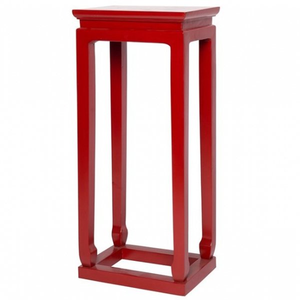 Приставной столик Chinese Side Table Red Красный в Уфе | Loft Concept 