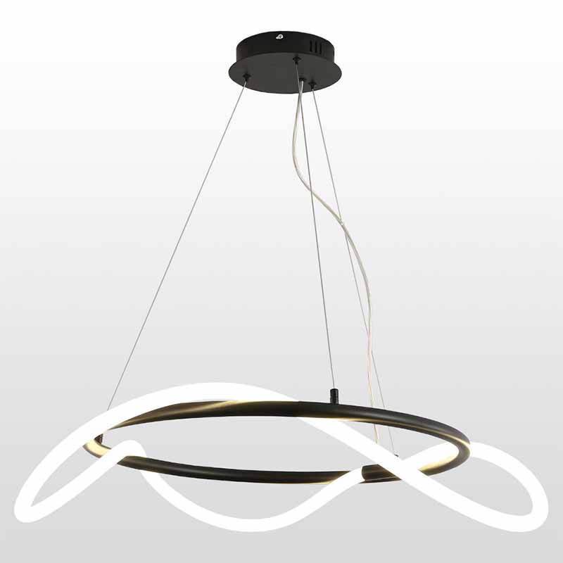 Люстра Luke Lampco Tracer Chandelier Black 60 Белый Черный в Уфе | Loft Concept 