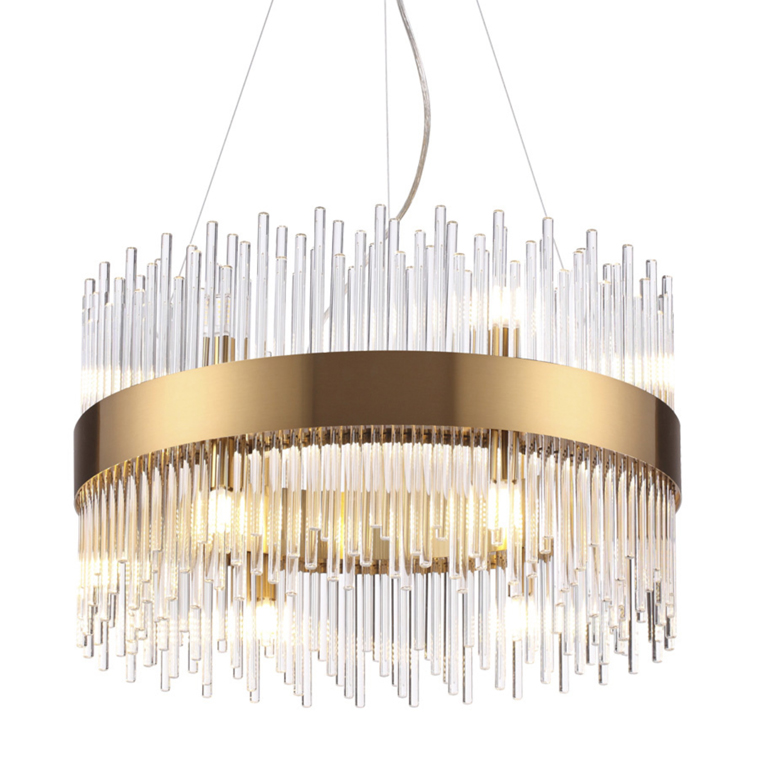 Люстра Nembus Chandelier Gold Circle Бронза в Уфе | Loft Concept 