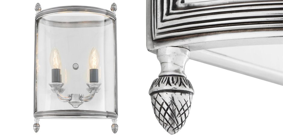 Бра Wall Lamp Lennon M Silver - Loft-Concept в Уфе