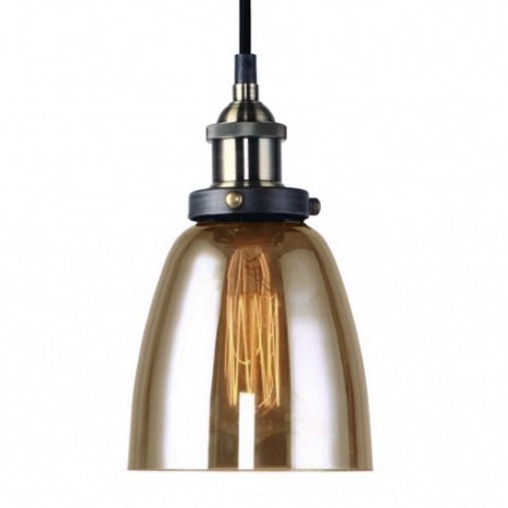 Подвесной светильник Smoke Glass Cloche Pendant  в Уфе | Loft Concept 