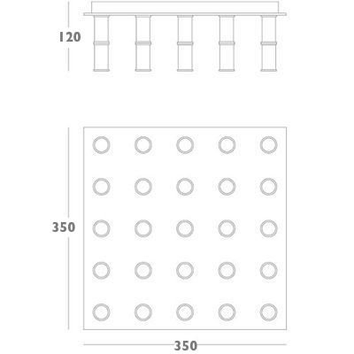 Потолочный светильник Meurice Flush Mount Ceiling Light в Уфе