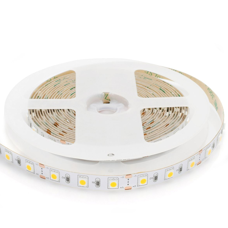 Светодиодная лента 14,4W/m 60LED/m 5050SMD теплый белый Белый в Уфе | Loft Concept 