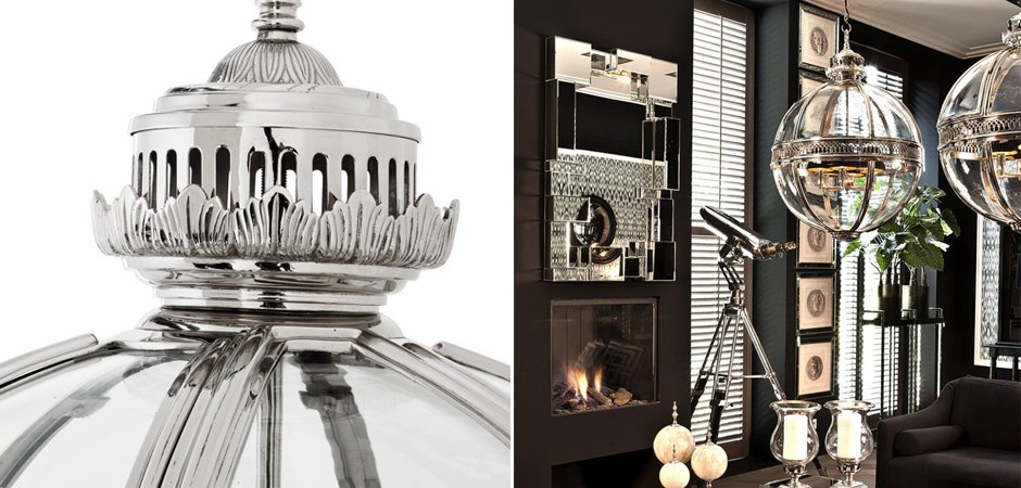 Люстра Lantern Residential Nickel L - Loft-Concept в Уфе