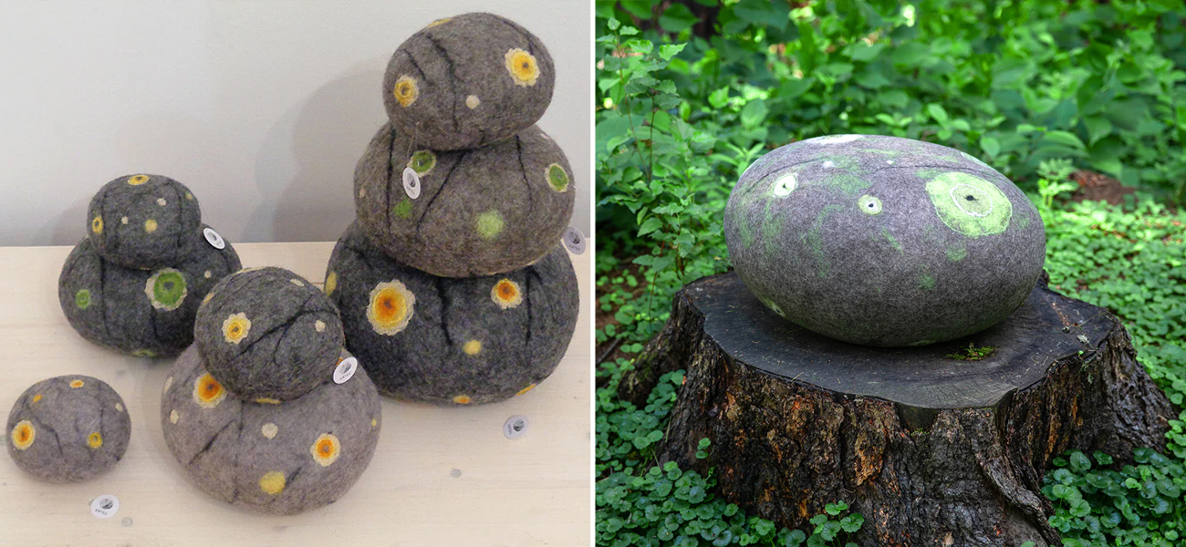 Пуф - Камень Мох - фото №1