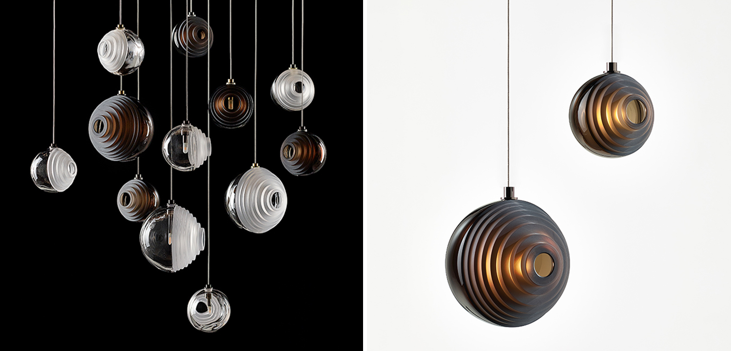 Подвесной Светильник Loft Industry Modern Glass Universe Смок - фото