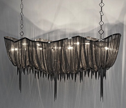 Люстра Atlantis Aluminium Chain Chandelier  в Уфе | Loft Concept 