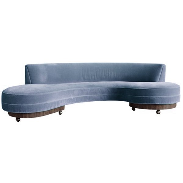 Early Vladimir Kagan Sofa Сизый в Уфе | Loft Concept 