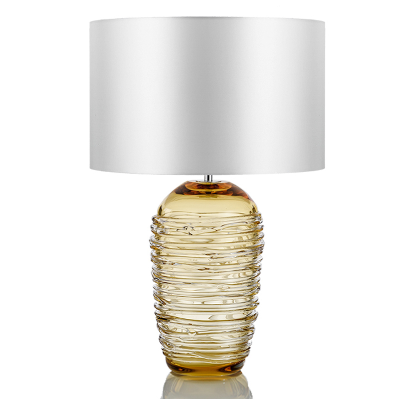 Настольная лампа Porta Romana GLB32 GLASS THREAD LAMP Amber Янтарь (Amber) Молочный в Уфе | Loft Concept 