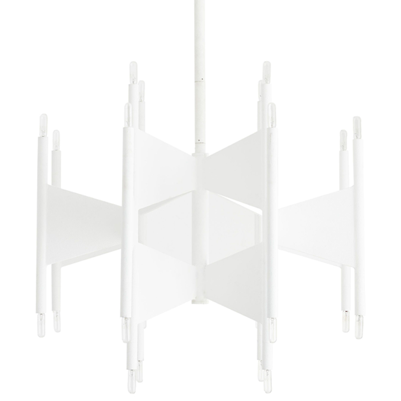 Люстра Arteriors DESKINS CHANDELIER Белый в Уфе | Loft Concept 