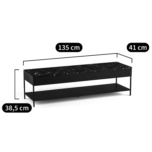 ТВ-тумба с мраморной столешницей Vayo Marble TV Stand в Уфе