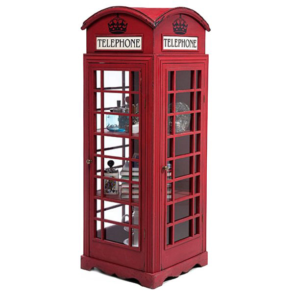 Витрина "Телефонная будка" London telephone box Красный (Red) в Уфе | Loft Concept 