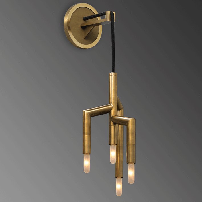 Бра Jonathan Browning - RAMEAU Wall Lamp Латунь в Уфе | Loft Concept 