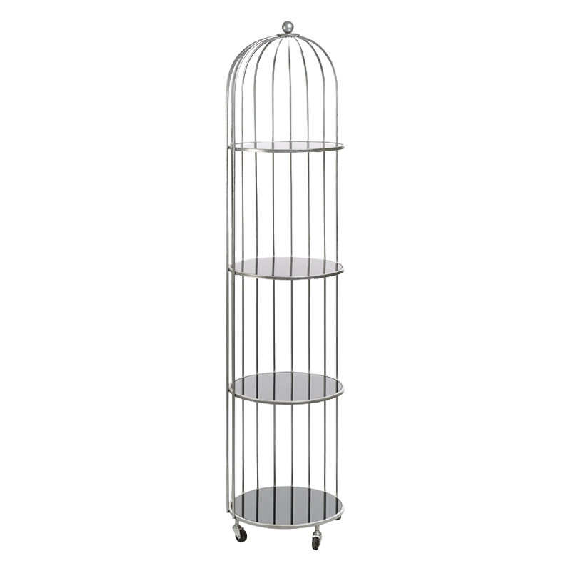 Стеллаж Cage Rack Silver Серебряный в Уфе | Loft Concept 