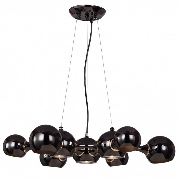 Люстра Chemical Light Chandelier 9 Black Черный в Уфе | Loft Concept 