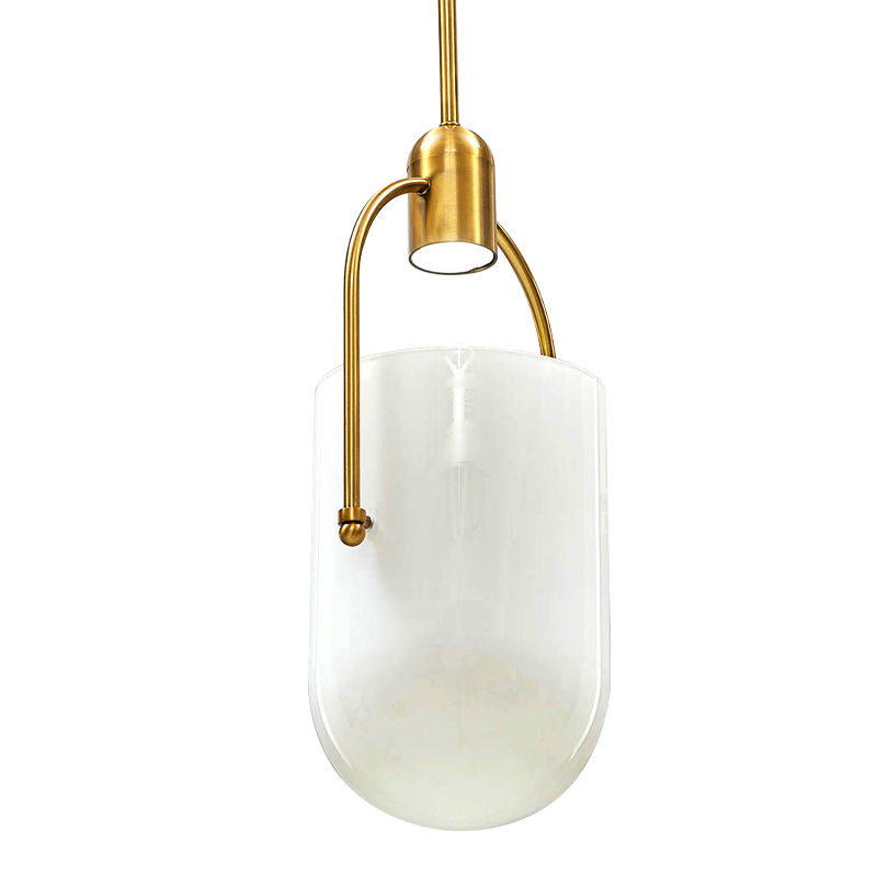 Подвесной светильник Allied Maker Hanging Lamp Золотой Белый в Уфе | Loft Concept 