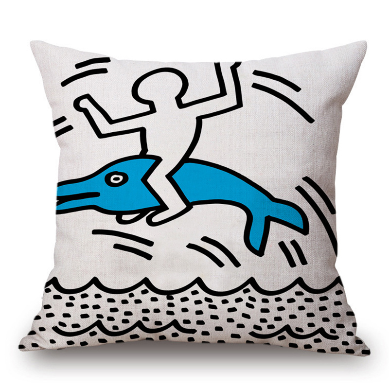 Подушка Keith Haring 13 Мульти в Уфе | Loft Concept 