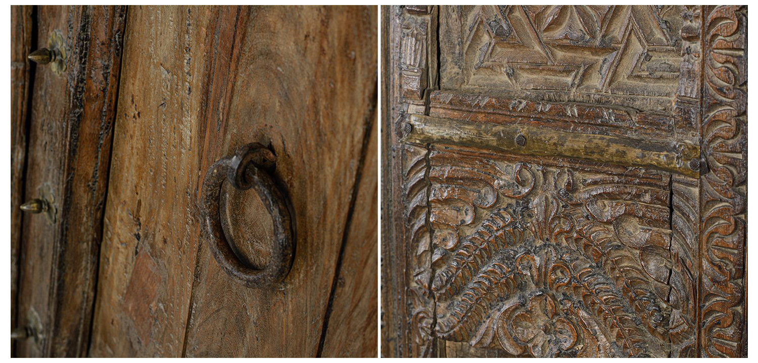 Антикварная дверь Индия - фото