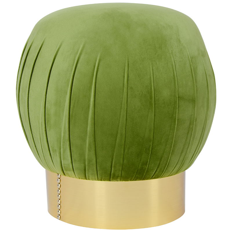 Оттоманка Art Deco Turban green Золотой Зеленый смок в Уфе | Loft Concept 