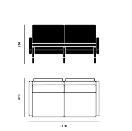 Диван PK31 2 Seat в Уфе