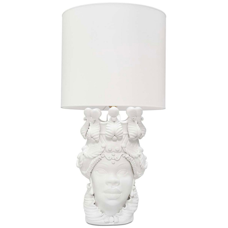 Настольная лампа Table Lamp Moro Lady Big Lipstick White Белый в Уфе | Loft Concept 