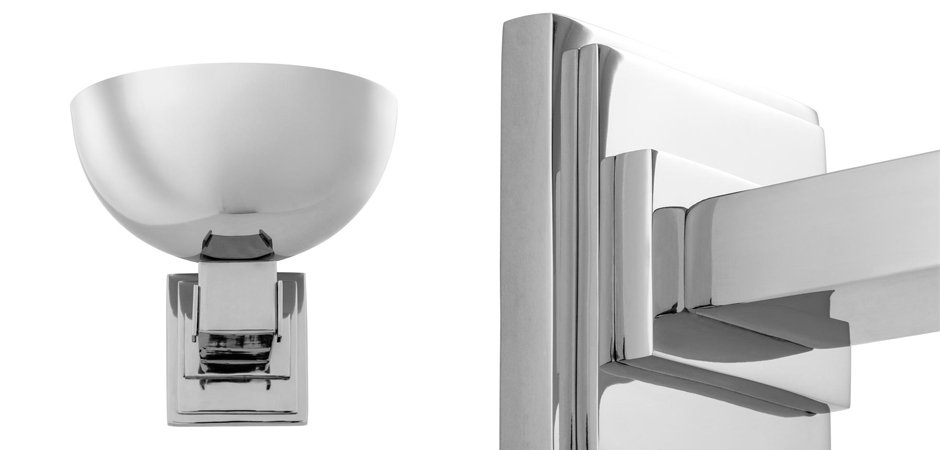 Бра Eichholtz Wall Lamp Haussman Nickel - Loft-Concept в Уфе