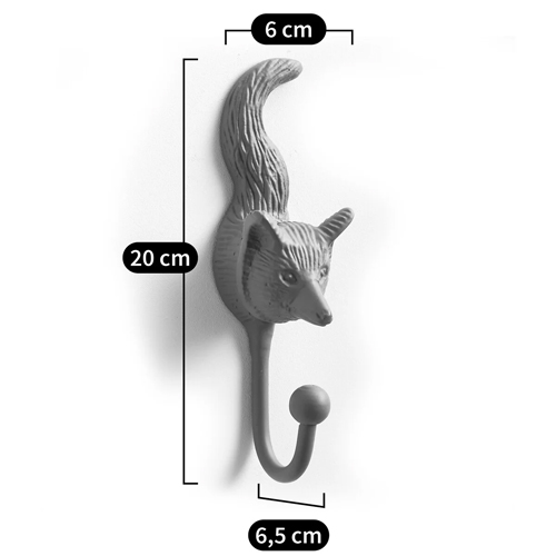 Настенный крючок лиса Fox Wall Hook Green в Уфе