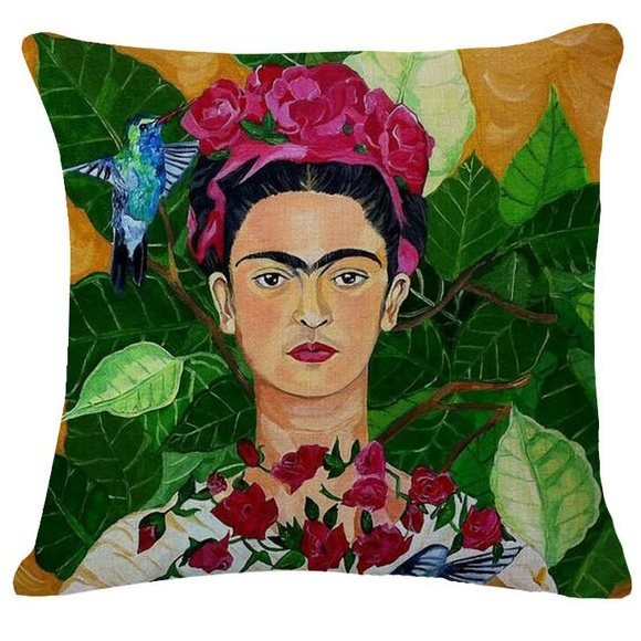 Декоративная подушка Frida Kahlo 4  в Уфе | Loft Concept 