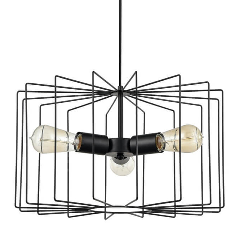 Люстра Cage Wire Color black Черный в Уфе | Loft Concept 