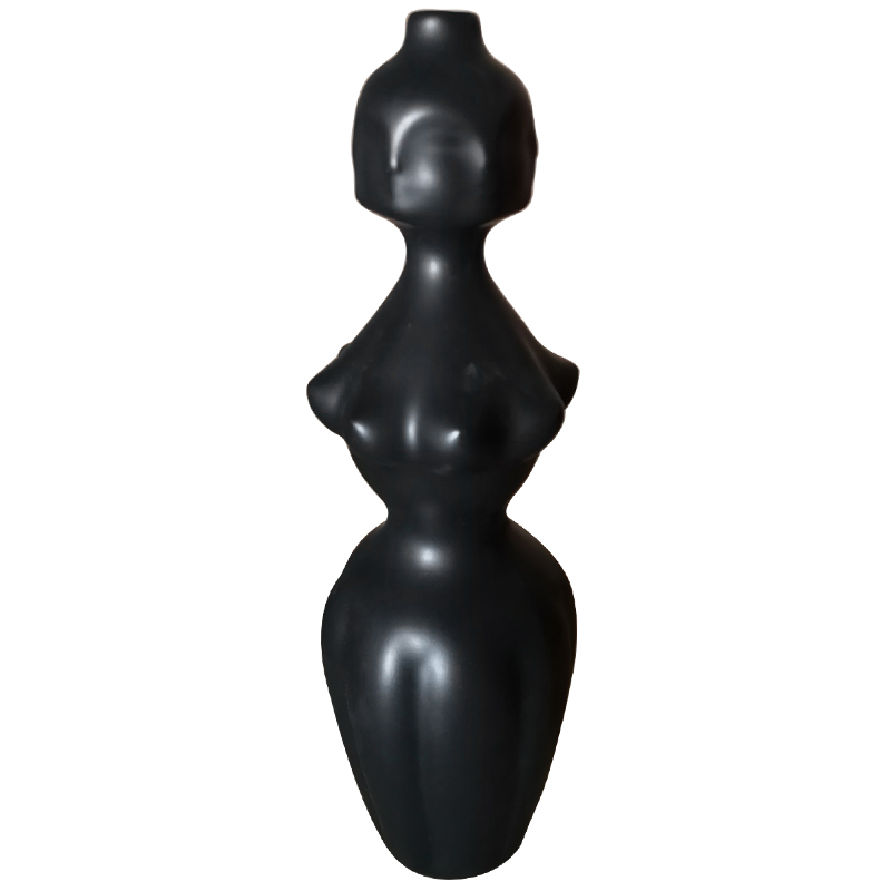 Декоративная ваза OLYMPIA VASE Black Vase Черный в Уфе | Loft Concept 