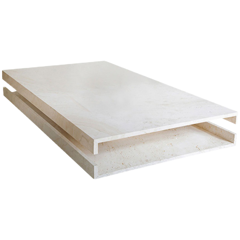 Кофейный стол Allen Travertine Coffee Table Бежевый в Уфе | Loft Concept 