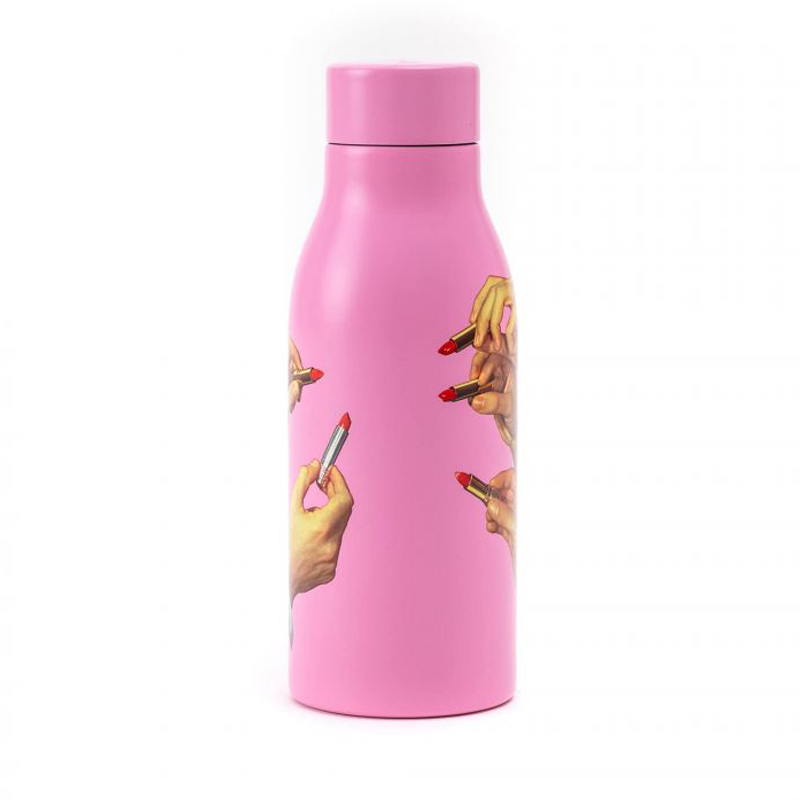 Бутылка Seletti Thermal Bottle Lipstick Pink Розовый в Уфе | Loft Concept 