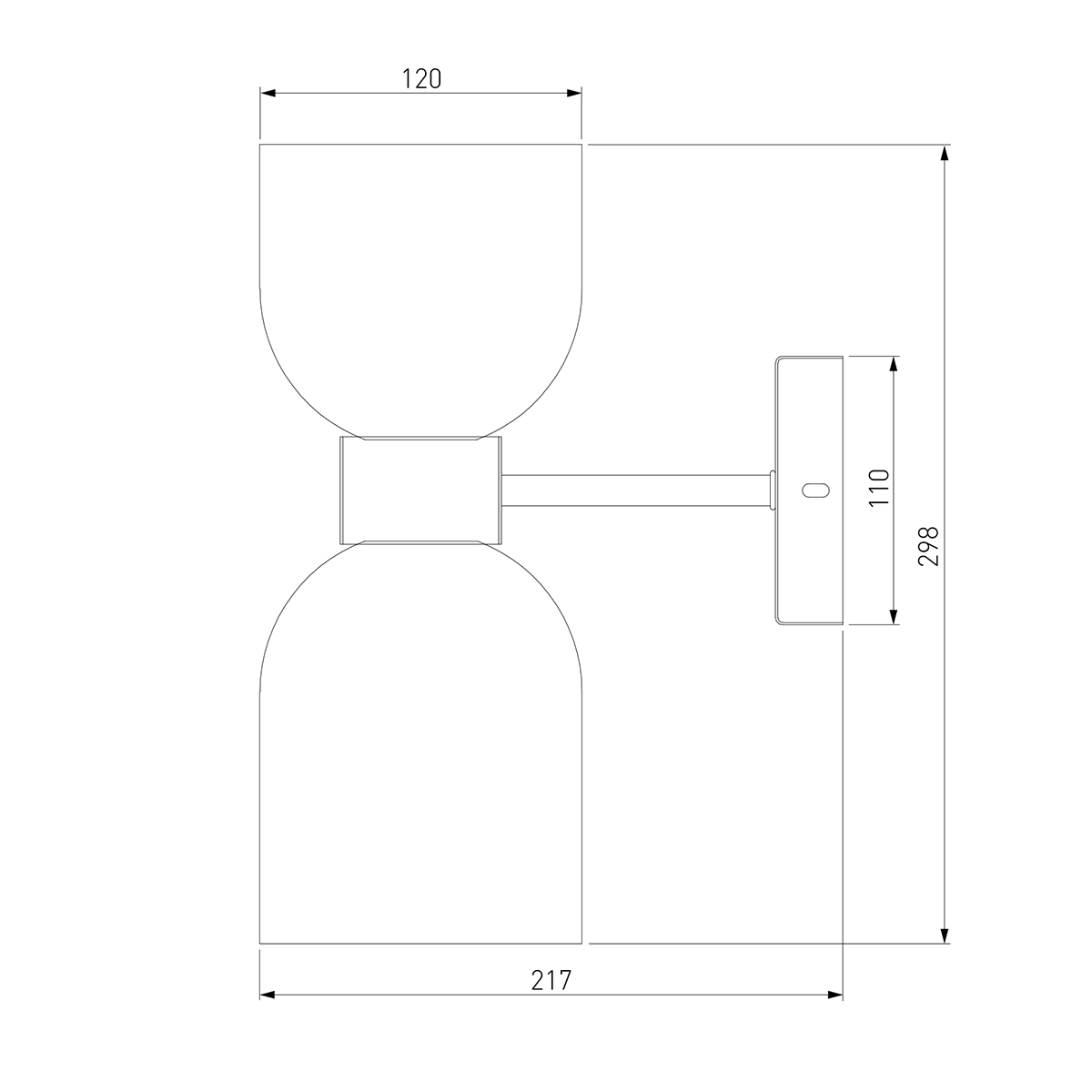 Бра Light maker studio Sconce white and smok brass в Уфе