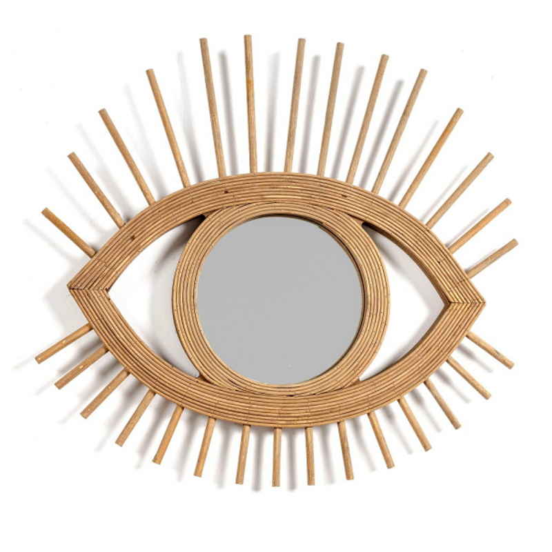 Зеркало Mirror Wooden Eye Коричневый в Уфе | Loft Concept 