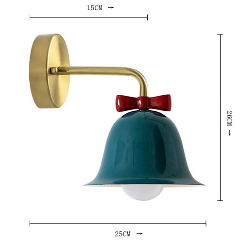 Бра Колокольчик Bell with Bow Deep Blue Wall Lamp Темно-синий в Уфе