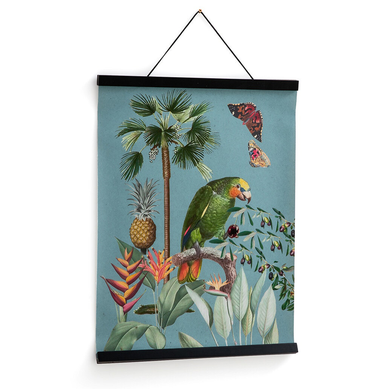 Постер Poster of Plants & Birds попугай Мульти в Уфе | Loft Concept 