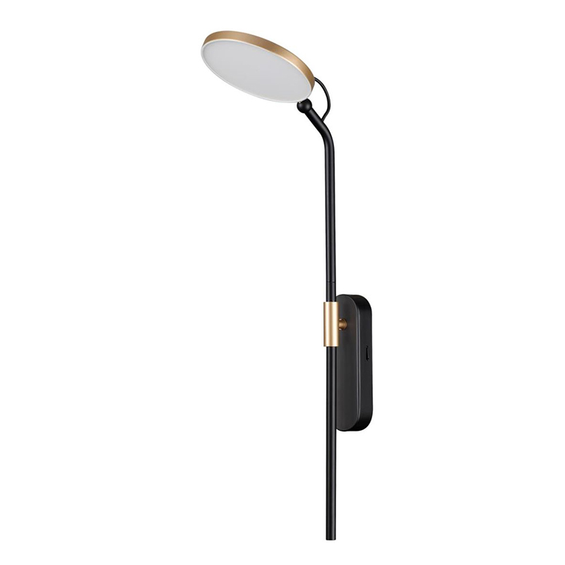 Бра Maxine Light Wall lamp Lantern Black Gold Черный Белый Золотой в Уфе | Loft Concept 