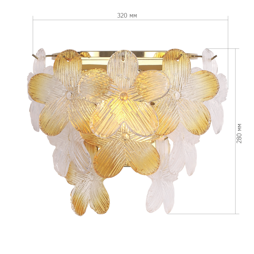 Бра с цветочными мотивами Light Floral Glow в Уфе