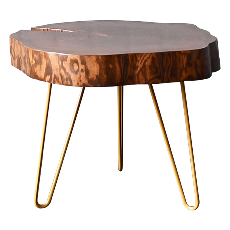 Кофейный стол Dylon Industrial Metal Rust Coffee Table Коричневый Желтый в Уфе | Loft Concept 