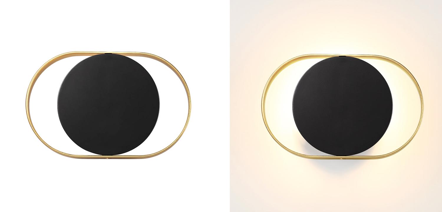 Бра Globo Ocular Sconce Oval Black - фото