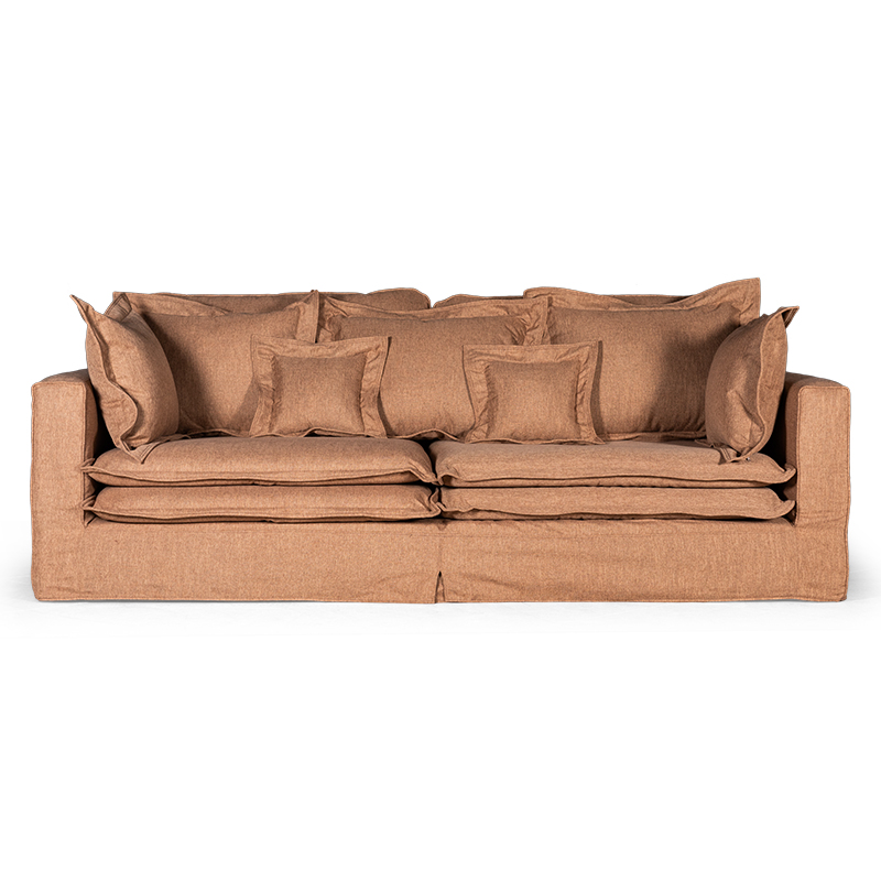 Диван Evelyn Textile Brown Sofa Коричневый в Уфе | Loft Concept 