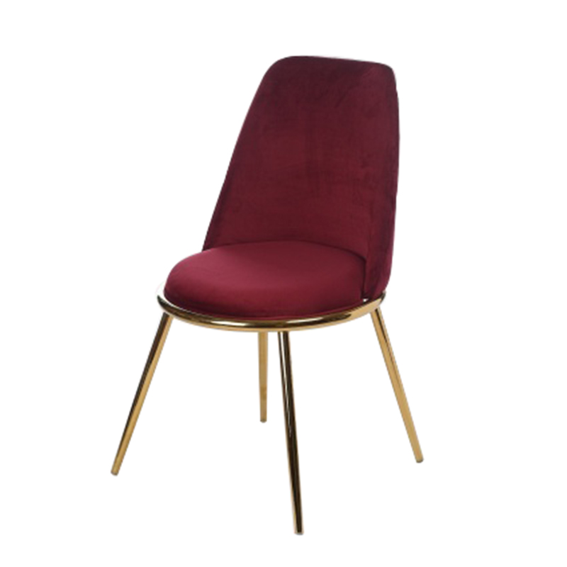 Стул Chairs Velvet Crimson Малиновый (Crimson) Золотой в Уфе | Loft Concept 