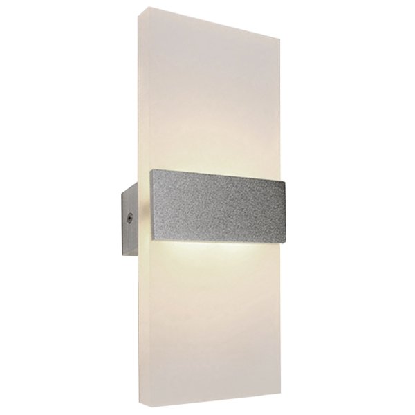 Бра Road Wall Light Silver Серебряный Прозрачный белый в Уфе | Loft Concept 