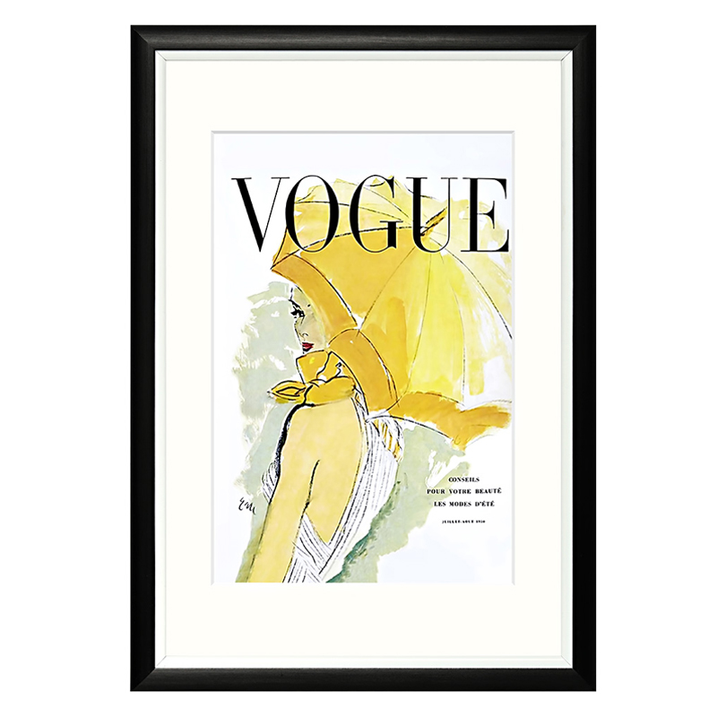 Постер Vogue July-August 1950 Мульти в Уфе | Loft Concept 