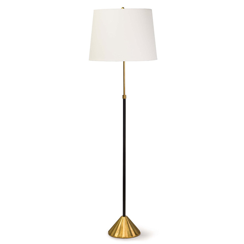 Торшер Arleta Floor lamp Белый Черный Золотой в Уфе | Loft Concept 