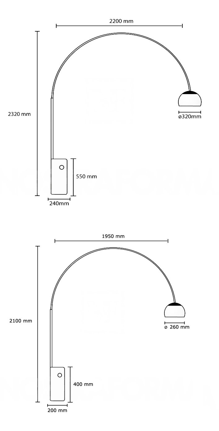 Торшер Flos Arco в Уфе