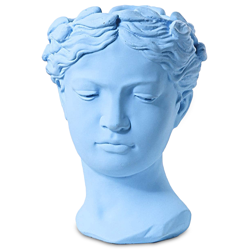 Ваза Female Bust Pastel Blue Голубой пастельный в Уфе | Loft Concept 