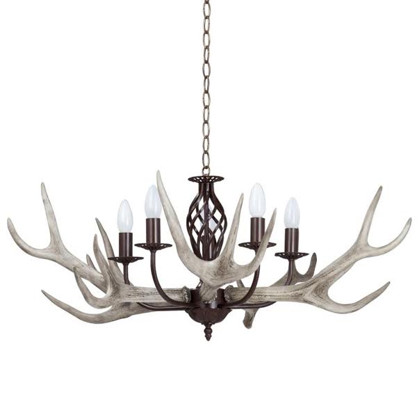 Люстра Horned Forrest Chandelier Коричневый в Уфе | Loft Concept 