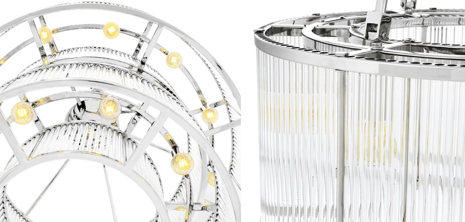 Люстра Chandelier Bernardi Nickel - Loft-Concept в Уфе